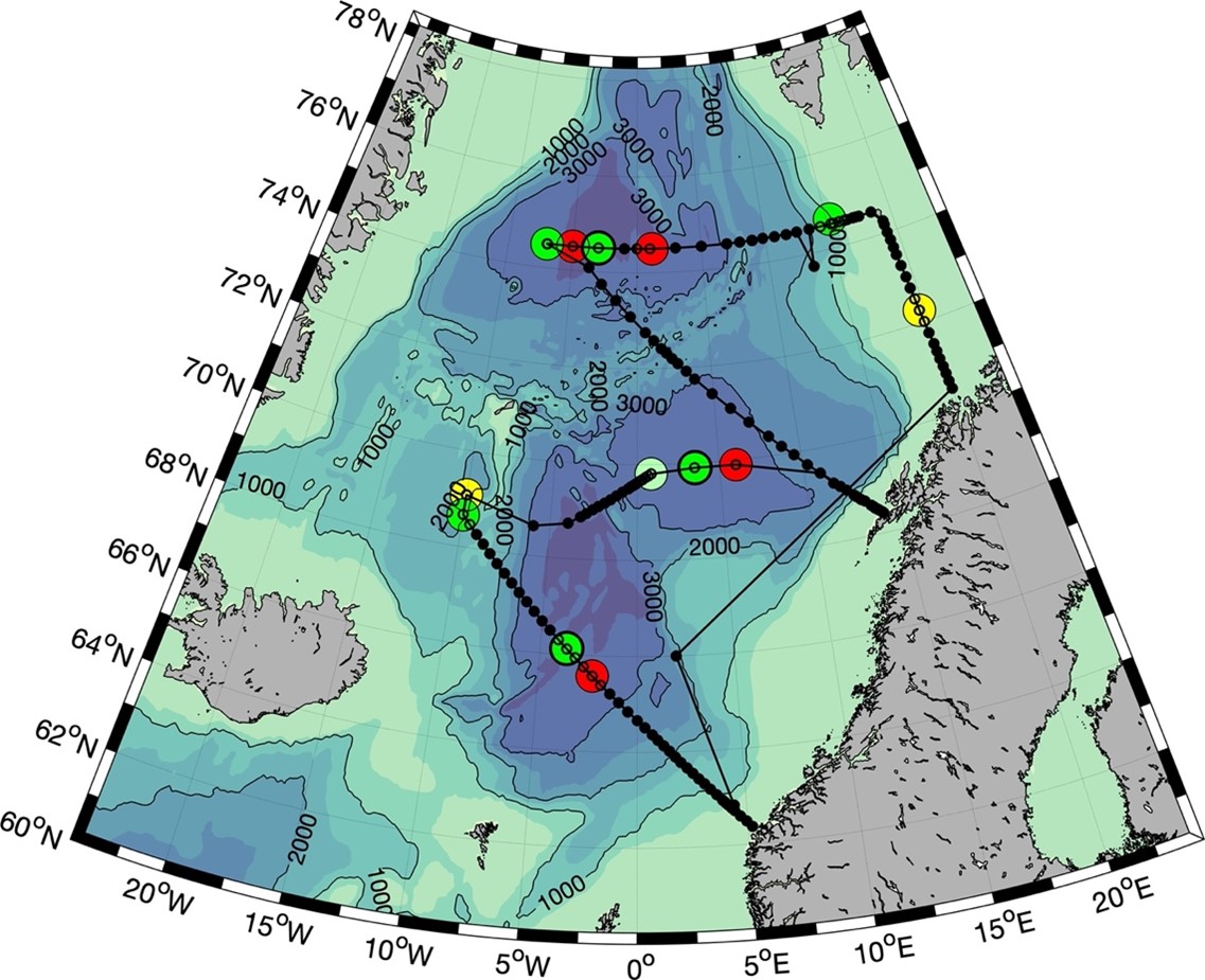 map with markings